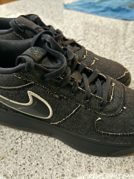 Nike Black Label Black Denim Low-Top Athletic Shoes main image 8